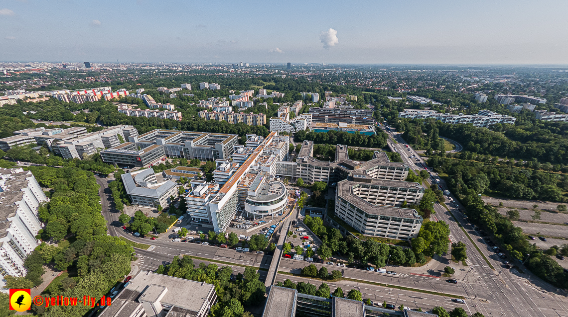 07.06.2023 - Neuperlachs neue Mitte mit PEP, Perlach Plaza, Share, Allianzversicherung und Wohnring